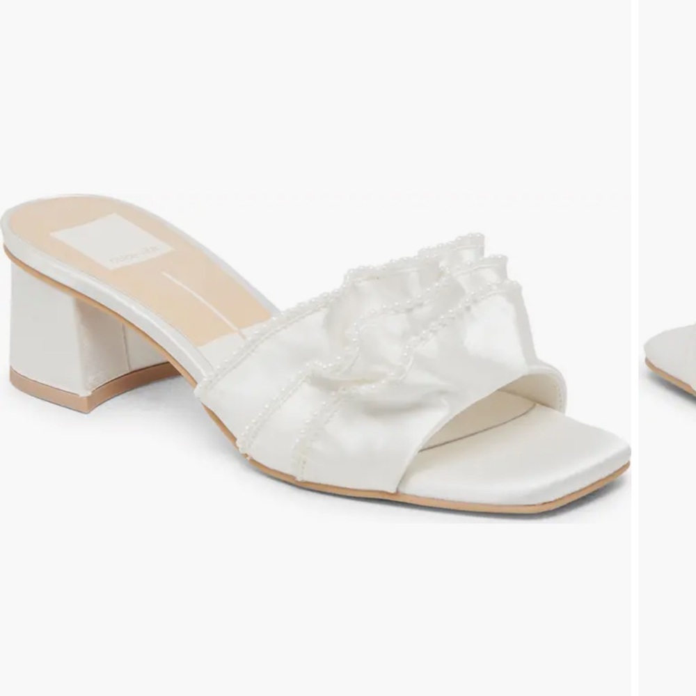 Dolce Vita Bardot Pearl Ivory Heels